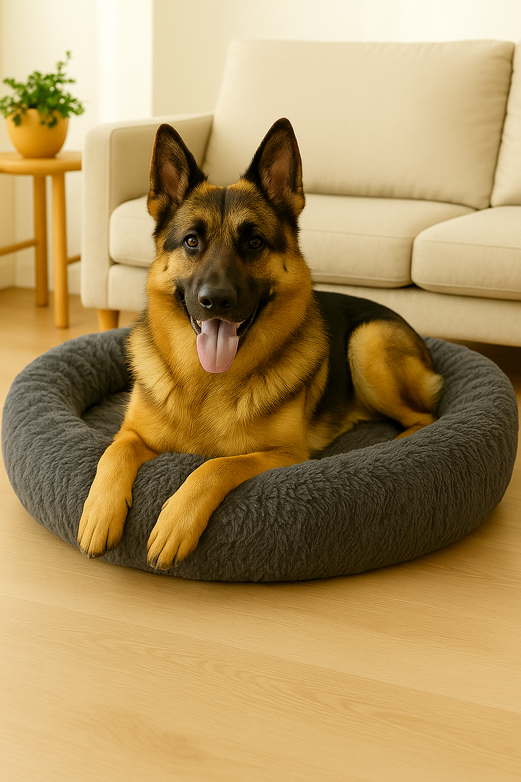 Panier Anti-Stress et Orthopédique Gris foncé